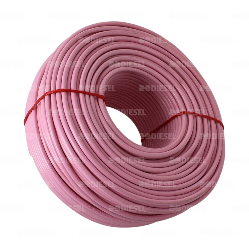 CABLE #10 PLASTICO 100MT ROSA