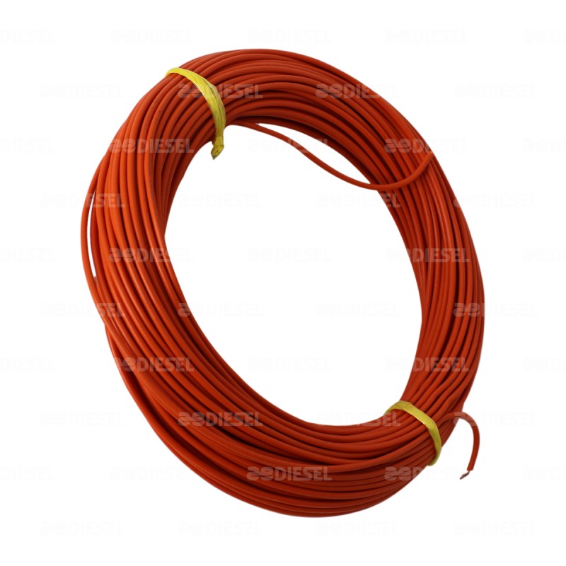 CABLE #18 PLASTICO FLEXROLLO 30MTS NARAN