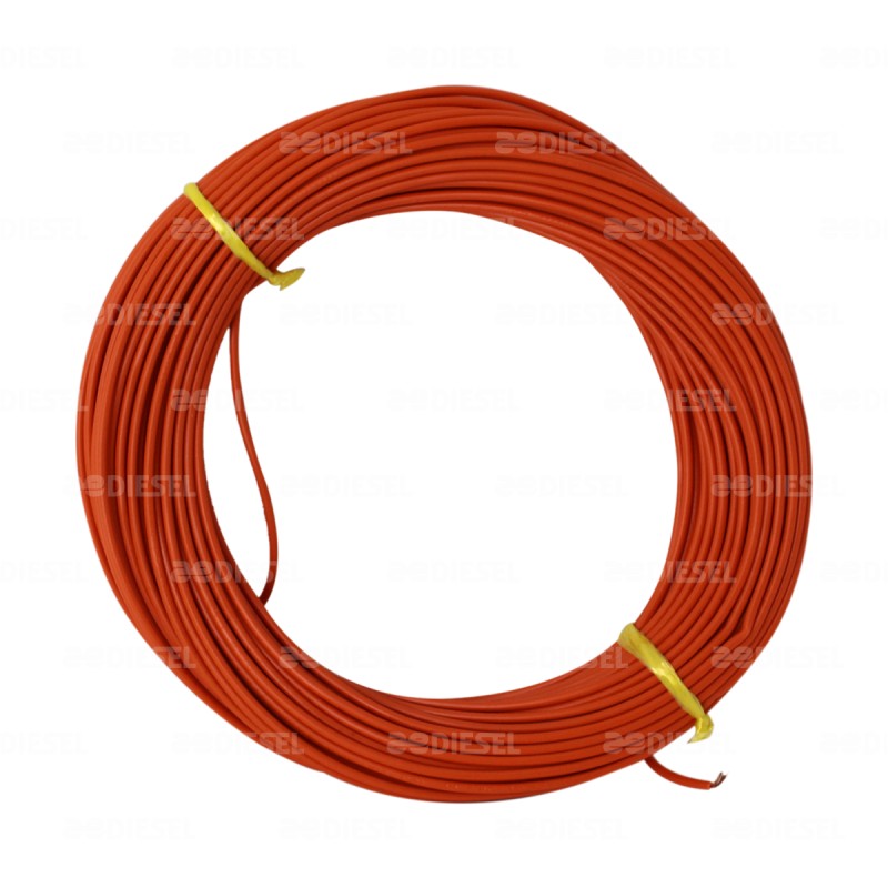 CABLE #18 PLASTICO FLEXROLLO 30MTS NARAN