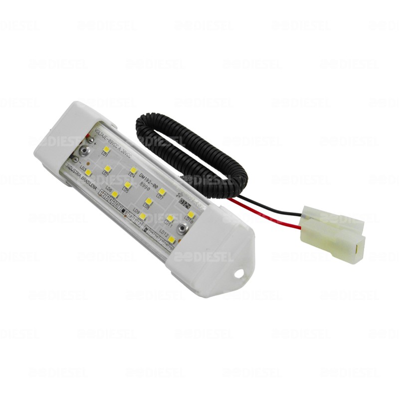 LÁMPARA 9V/30V 12 LED BLANCO CON INTERRUPTOR