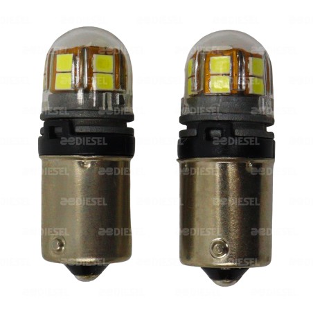 FOCO 1141 12/24V LED BLANCO 1P PP T.BALA