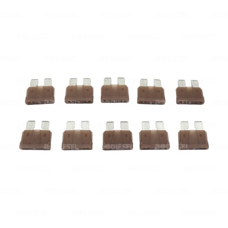 FUSIBLE 5A CLAVIJA CAFÉ KIT 10PZAS