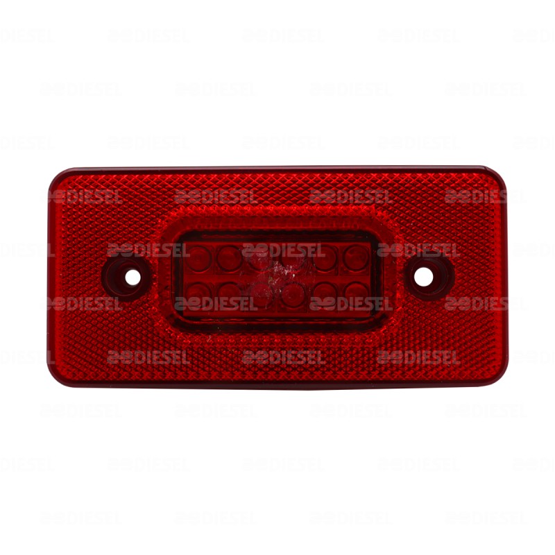 PLAFÓN 12V 12LED ROJO CAJUELA DESCONTINUADO