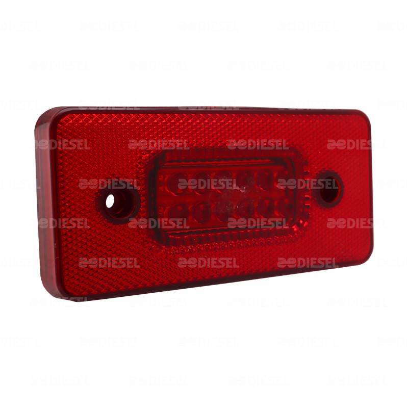 PLAFÓN 12V 12LED ROJO CAJUELA DESCONTINUADO