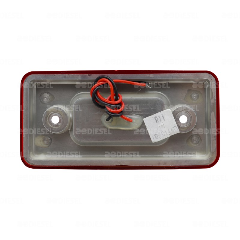 PLAFÓN 12V 12LED ROJO CAJUELA DESCONTINUADO