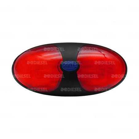 PLAFÓN 24V LED ROJO PB LAT