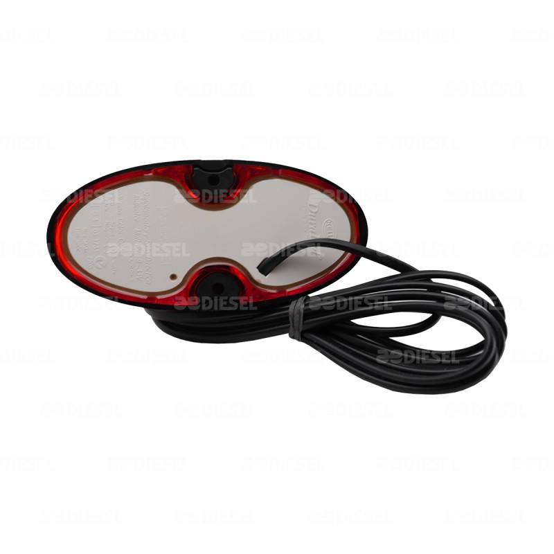 PLAFÓN 24V LED ROJO PB LAT