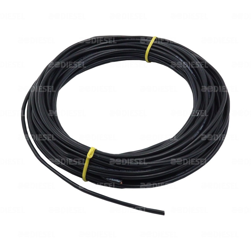CABLE #18 PLASTICO FLEX ROLLO 10MTS NEGR