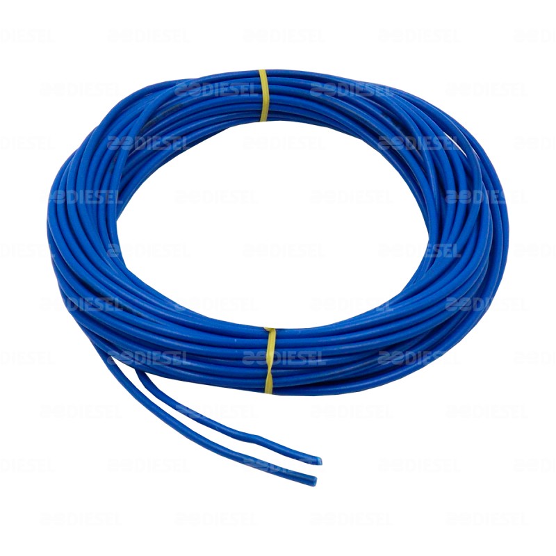 CABLE #16 PLASTICO FLEX ROLLO 10MTS AZUL
