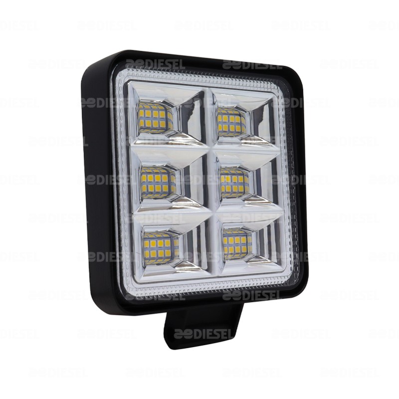 FARO 12/24V LED BLANCO CUADRADO 48 LED 6C