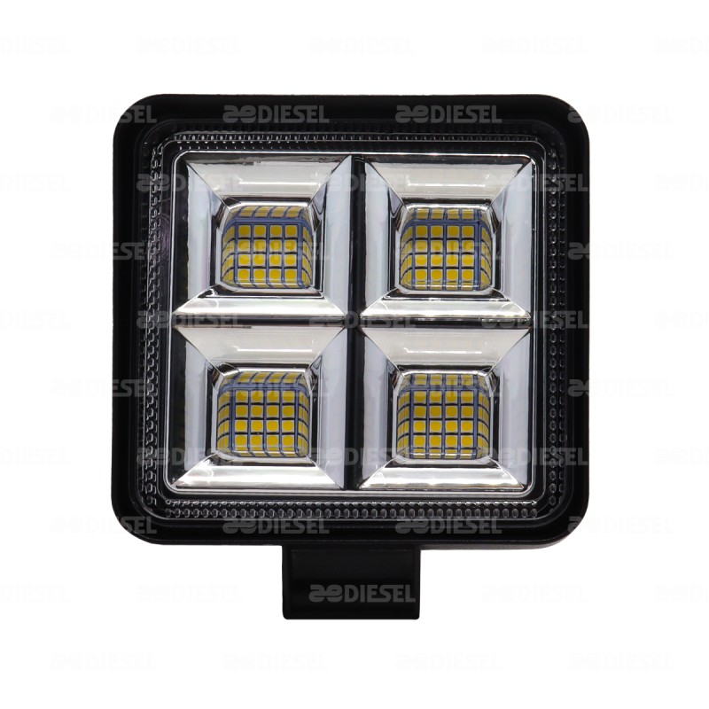 FARO 12/24V LED BLANCO CUADRADO 48 LED 4C