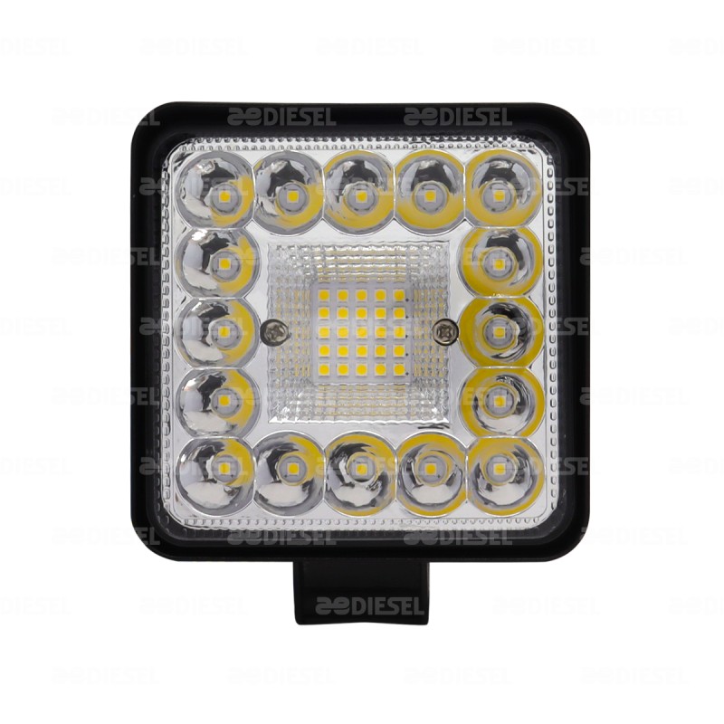 FARO 12/24V LED BLANCO CUADRADO