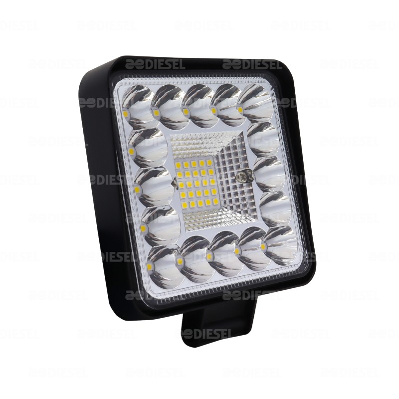 FARO 12/24V LED BLANCO CUADRADO