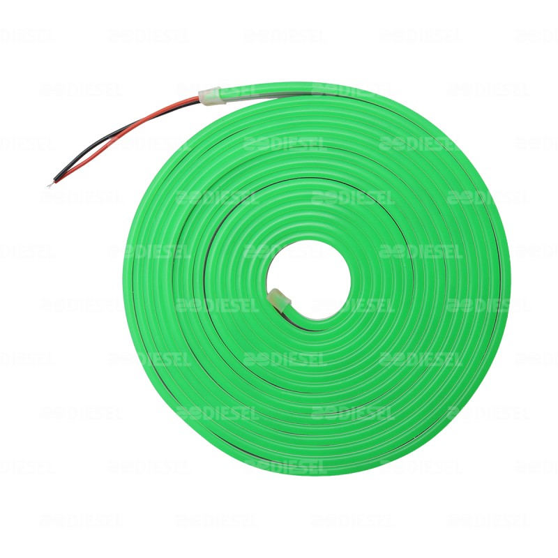 TIRA LED NEÓN VERDE 24V ROLLO