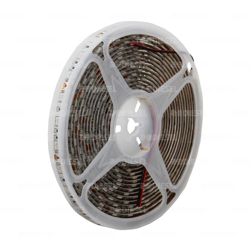 TIRA LED AZUL 12V 5050 EXTERIOR ROLLO 5m