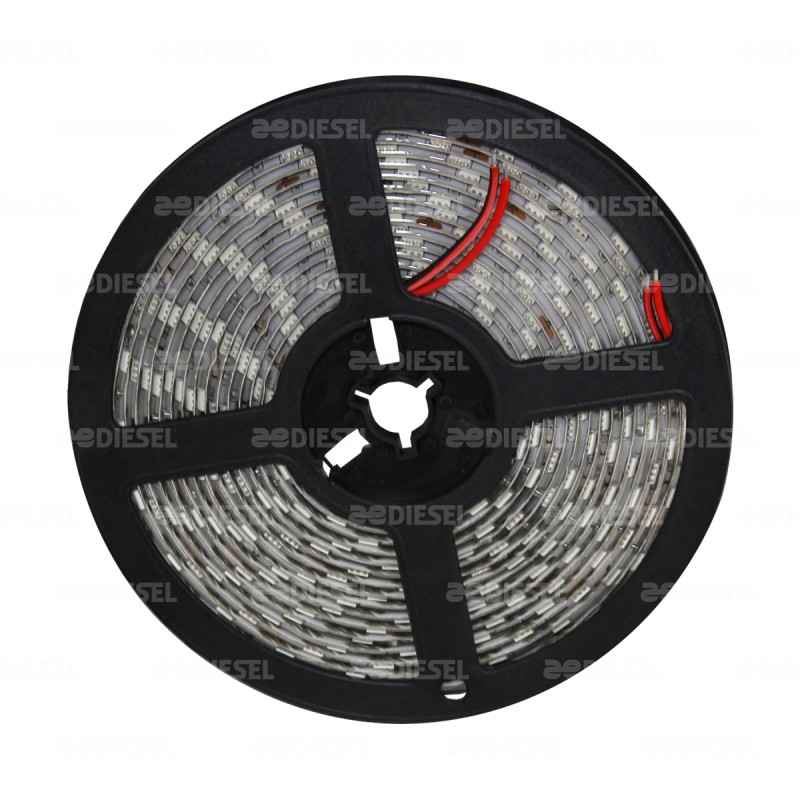 TIRA 24V LED ROJO 5050 EXT X ROLLO