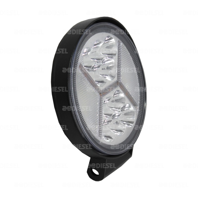 FARO 10V/30V LED 110mm ÁMBAR ESTROBO/BLANCO