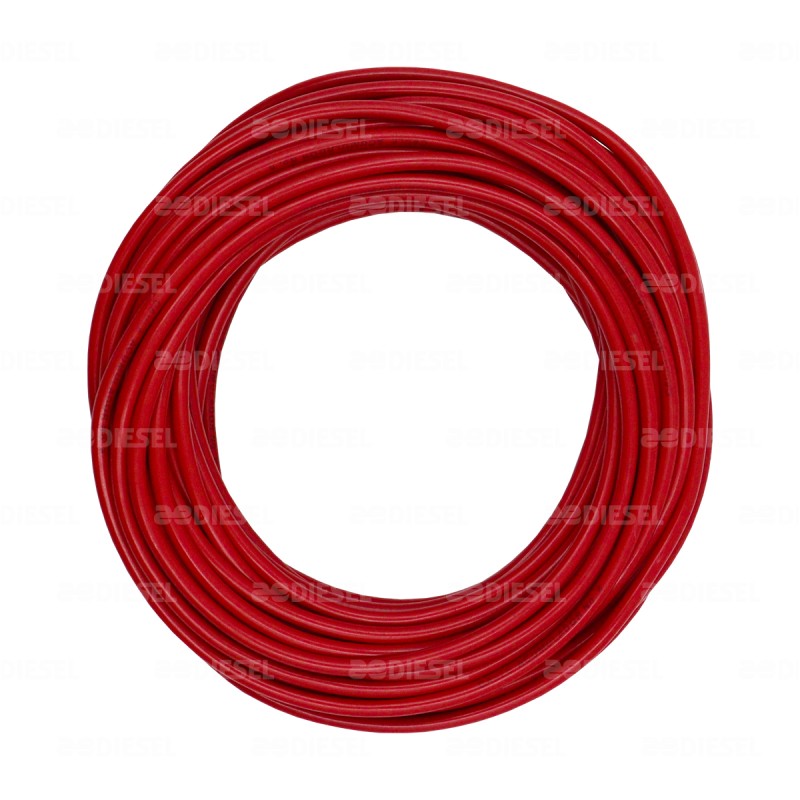 CABLE #8 PLASTICO ROJO FLEX
