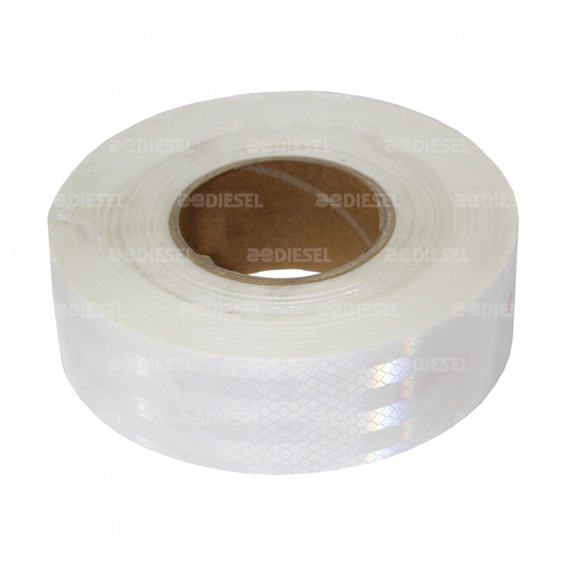 CINTA REFLEJANTE BLANCA 5CMX45m