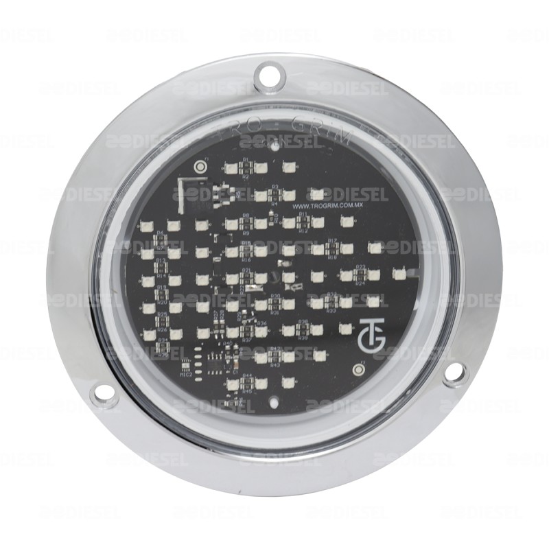 PLAFON 12/24V LED AMBAR ESTROBO FLECHA