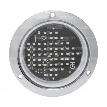 PLAFON 12/24V LED AMBAR ESTROBO FLECHA