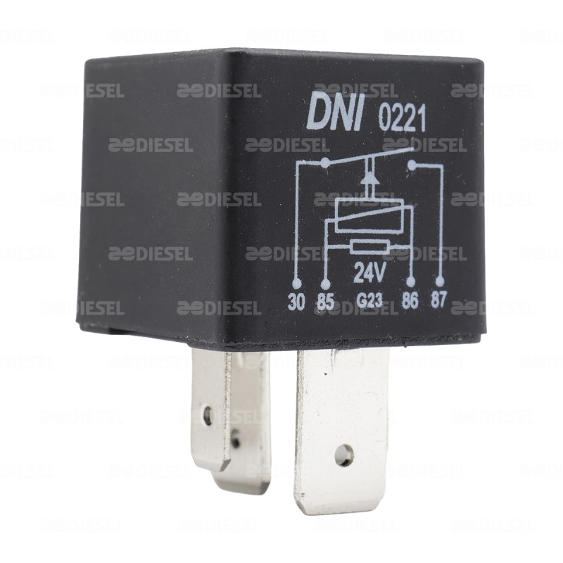 RELEVADOR 24V 4T 70A SIN BASE