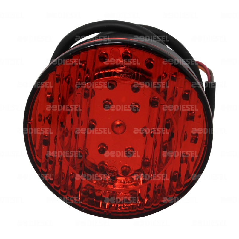 PLAFÓN 12V 38LED ROJO 2 FUNCIONES 103MM