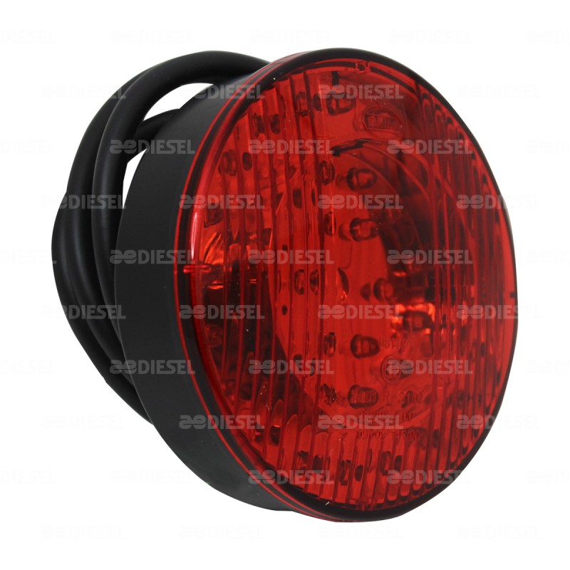 PLAFÓN 12V 38LED ROJO 2 FUNCIONES 103MM