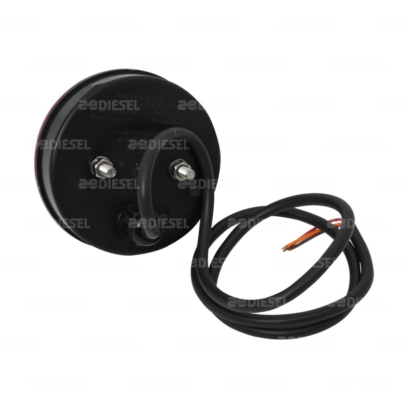 PLAFÓN 12V 38LED ROJO 2 FUNCIONES 103MM