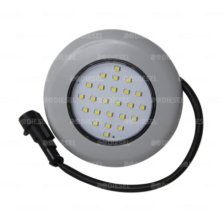 LÁMPARA 24V 24LED 100mm LUZ INTERIOR BLANCO