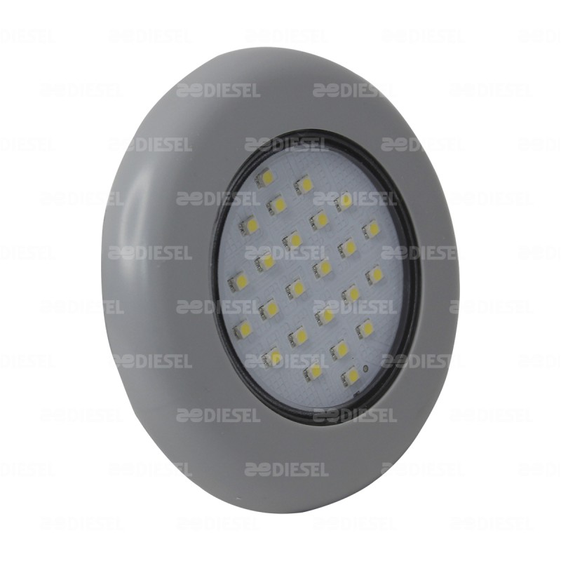 LÁMPARA 24V 24LED 100mm LUZ INTERIOR BLANCO