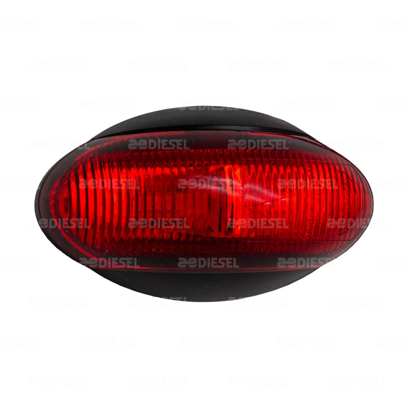 PLAFÓN 12V/24V ROJO P/EXTERIOR