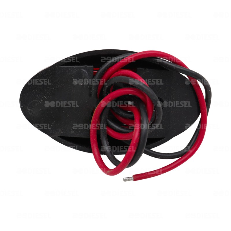 PLAFÓN 12V/24V ROJO P/EXTERIOR
