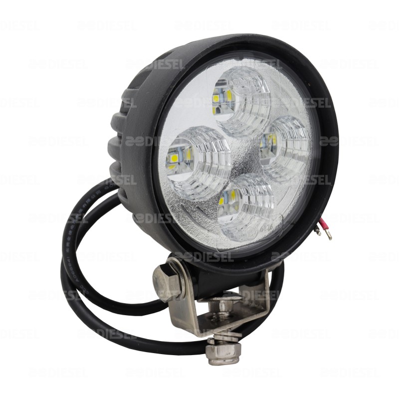 FARO 12V/24V 4 LEDS 85mm REDONDO