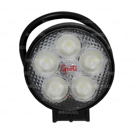 FARO 12V/36V 70mm REDONDO 1p