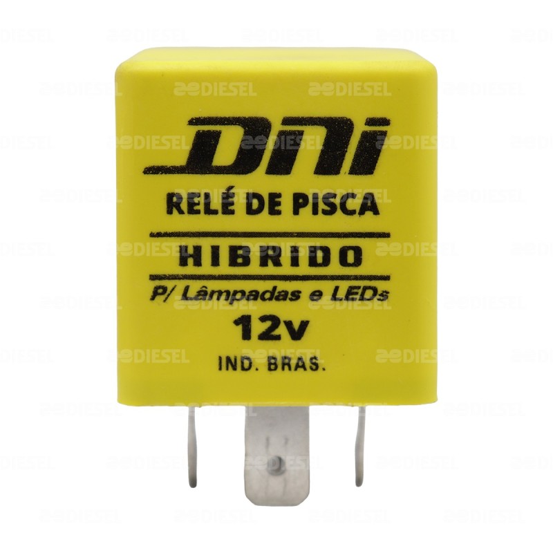 FLASHER 12V 4 TERMINALES HIBRIDO FOCO/LED