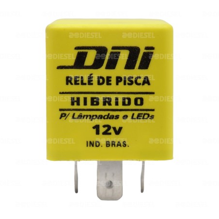 FLASHER 12V 4 TERMINALES HIBRIDO FOCO/LED