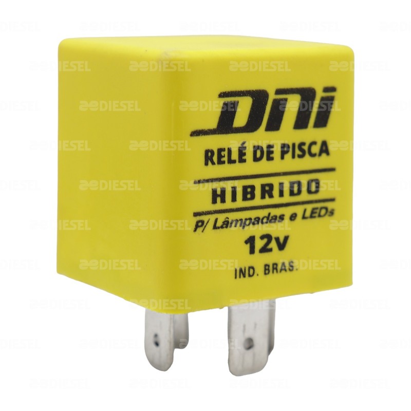 FLASHER 12V 4 TERMINALES HIBRIDO FOCO/LED