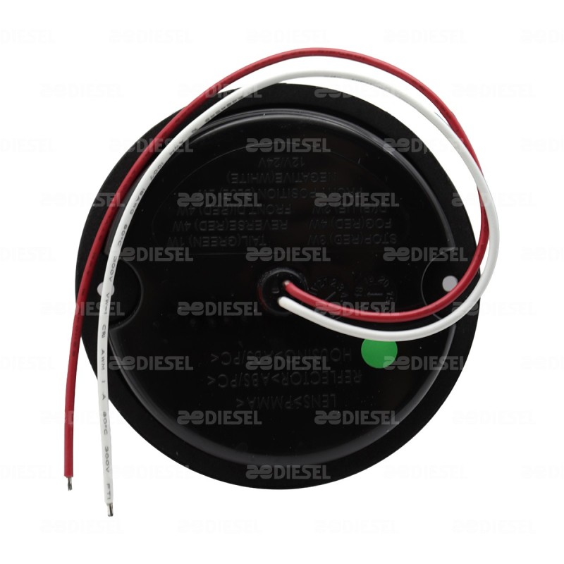 PLAFÓN 12/24V LED CRISTAL REVERSA 95MM