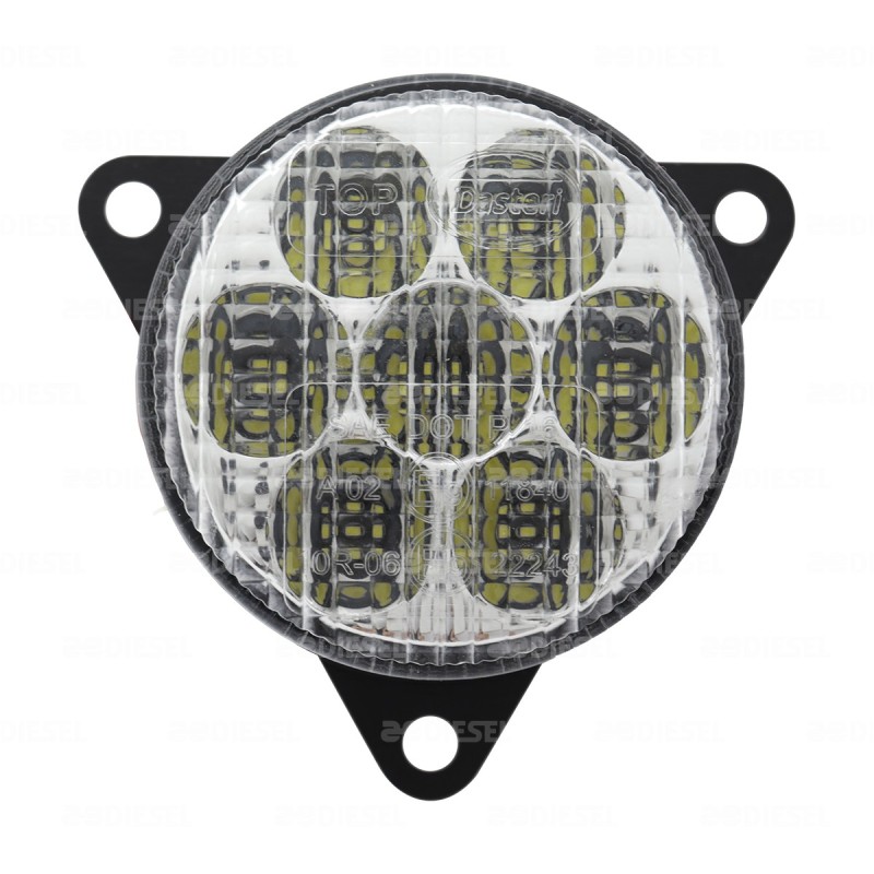 PLAFÓN 12V/24V 7LED 55MM LUZ DIA