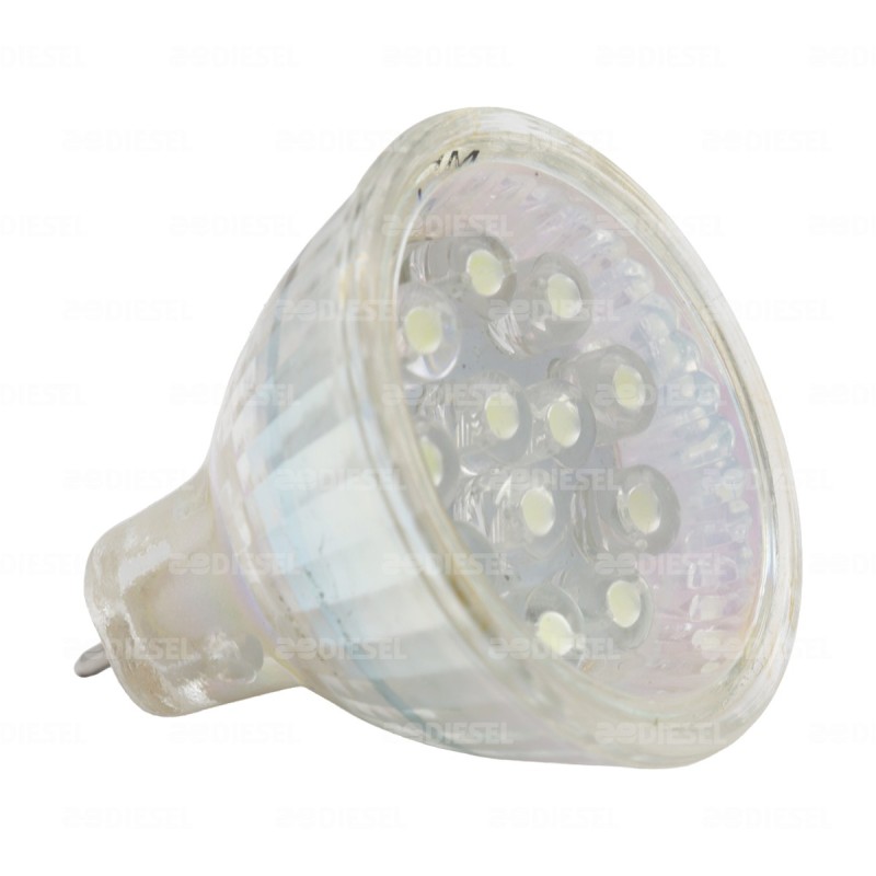 FOCO MR11 12V BLANCO 12 LED