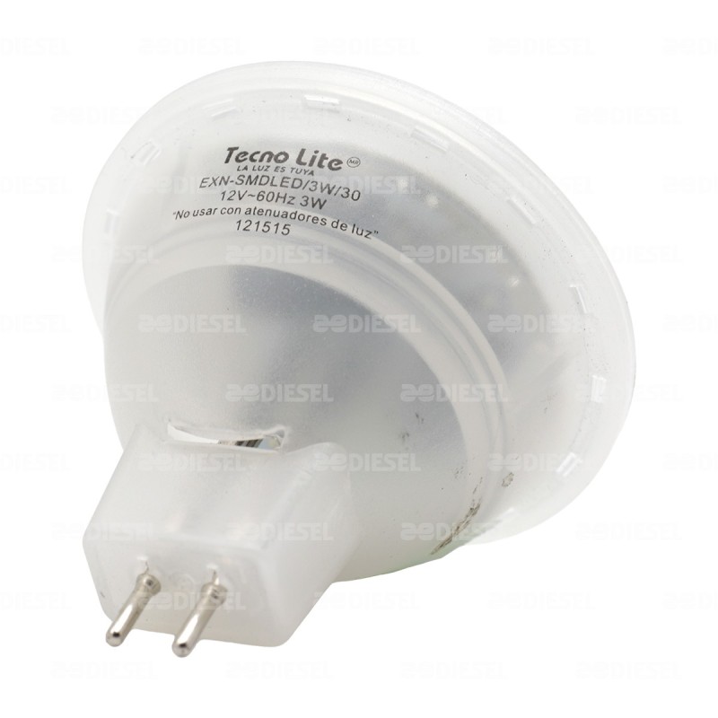 FOCO MR16 12V 21 LED BLANCO CHINA