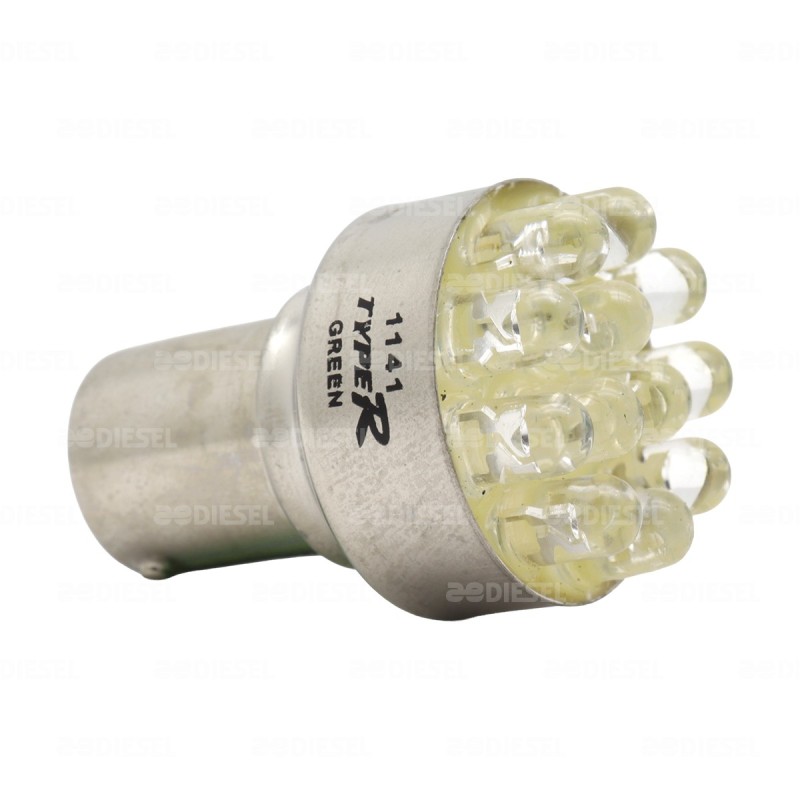 FOCO 1141 12V 12 LED VERDE 1 PZA