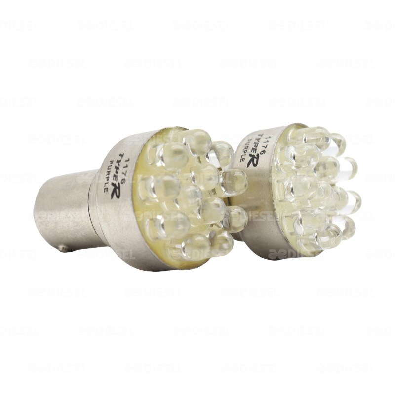 FOCO 1176 12V 12 LED MORADO 1 PZA