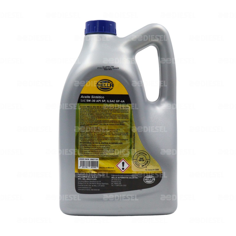ACEITE HELLA SYNTETICO OIL 5LT