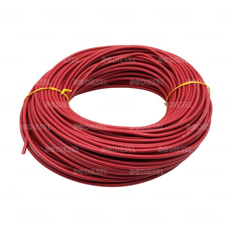 CABLE #14 PLASTICO ROLLO 50MTS ROJO