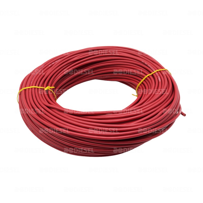 CABLE #14 PLASTICO ROLLO 50MTS ROJO