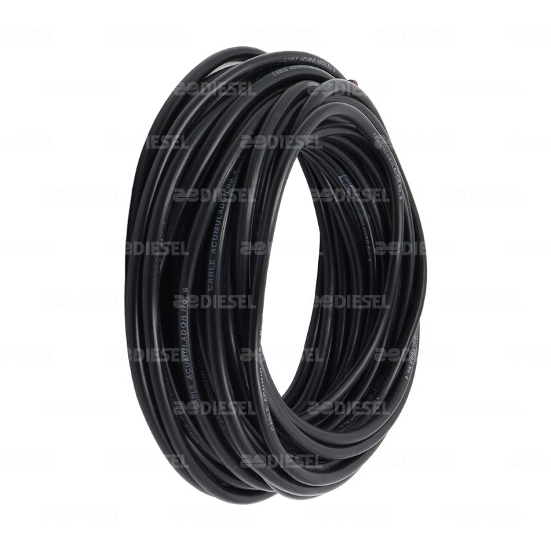 CABLE #6 PLASTICO NEGRO AUTOFLEX MTS
