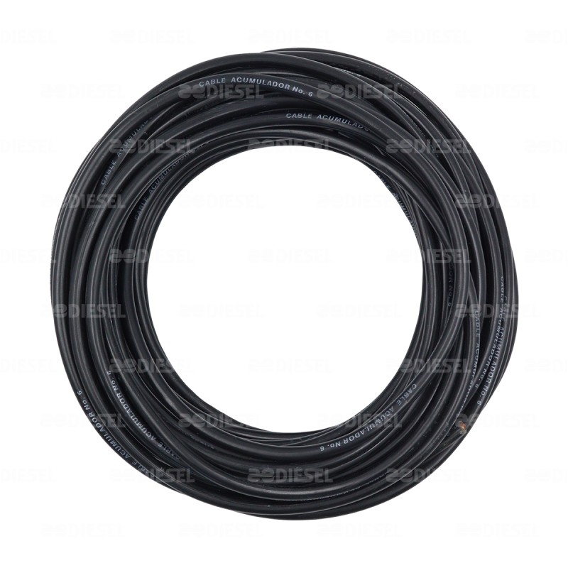 CABLE #6 PLASTICO NEGRO AUTOFLEX MTS