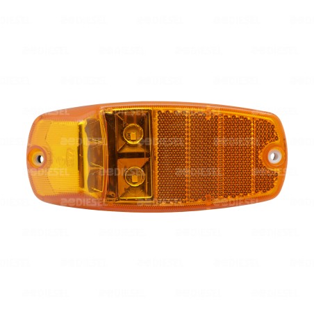 PLAFÓN 12/24V 5 LEDS ÁMBAR G7 LAT